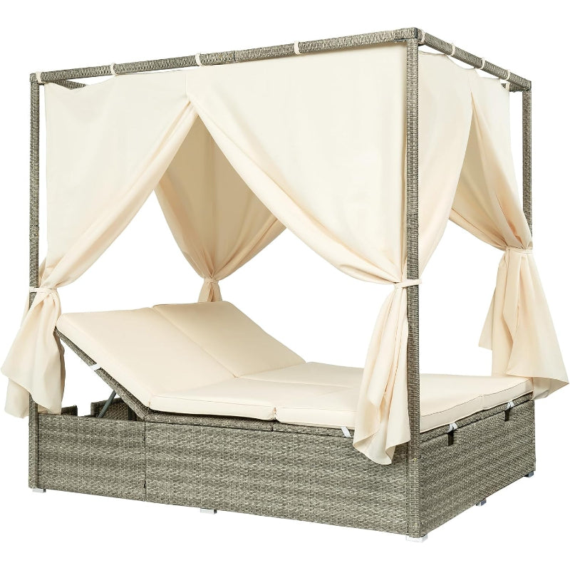 Wicker Patio Daybed