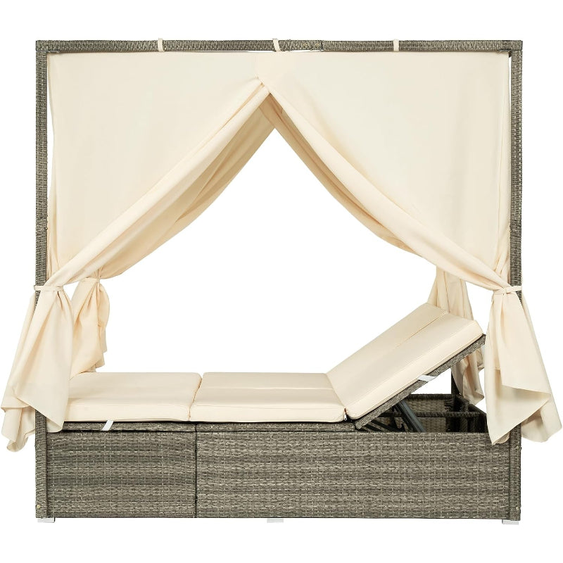 Wicker Patio Daybed