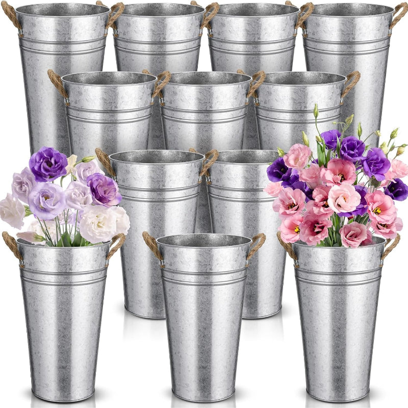 Bulk Galvanized Wedding Buckets