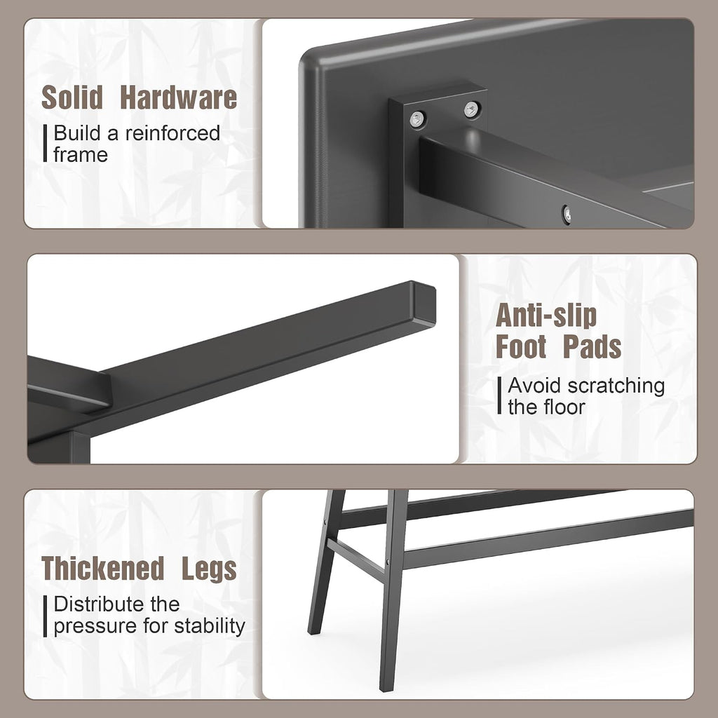 Entryway Bench with Spindle Back