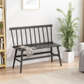 Entryway Bench with Spindle Back